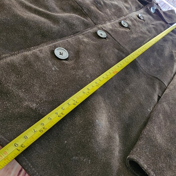 J.Crew Mens Brown Suede Leather Jacket L Preppy Outdoor Quilted Fall Coat Hiking - Picture 9 of 14